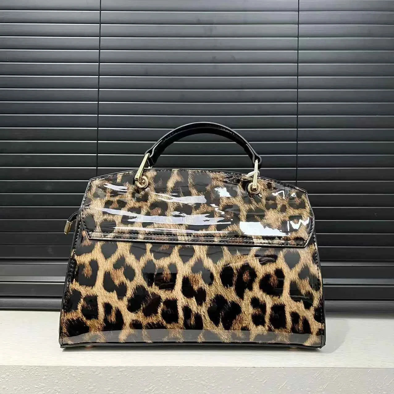 Leopard Print Large Tote Bag Women Shoulder Crossbody