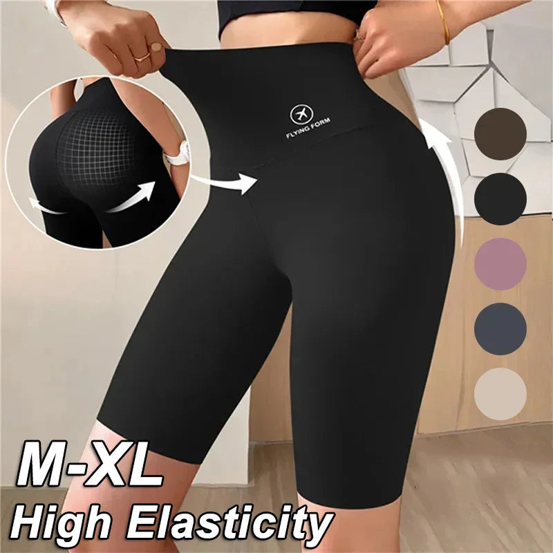 High Waist Push Up Gym Shorts Cycling Yoga Fitness M-XL