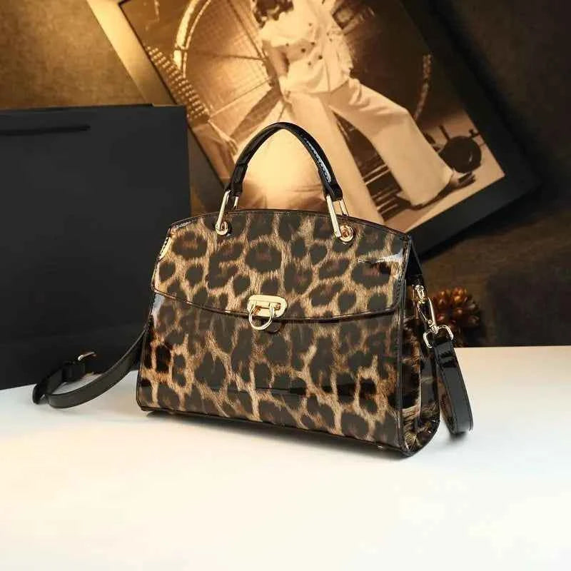 Leopard Print Large Tote Bag Women Shoulder Crossbody