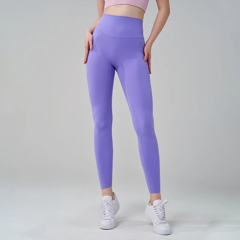 ZARAÉ Nylon Yoga Pants Women High Waist Breathable Gym Leggings