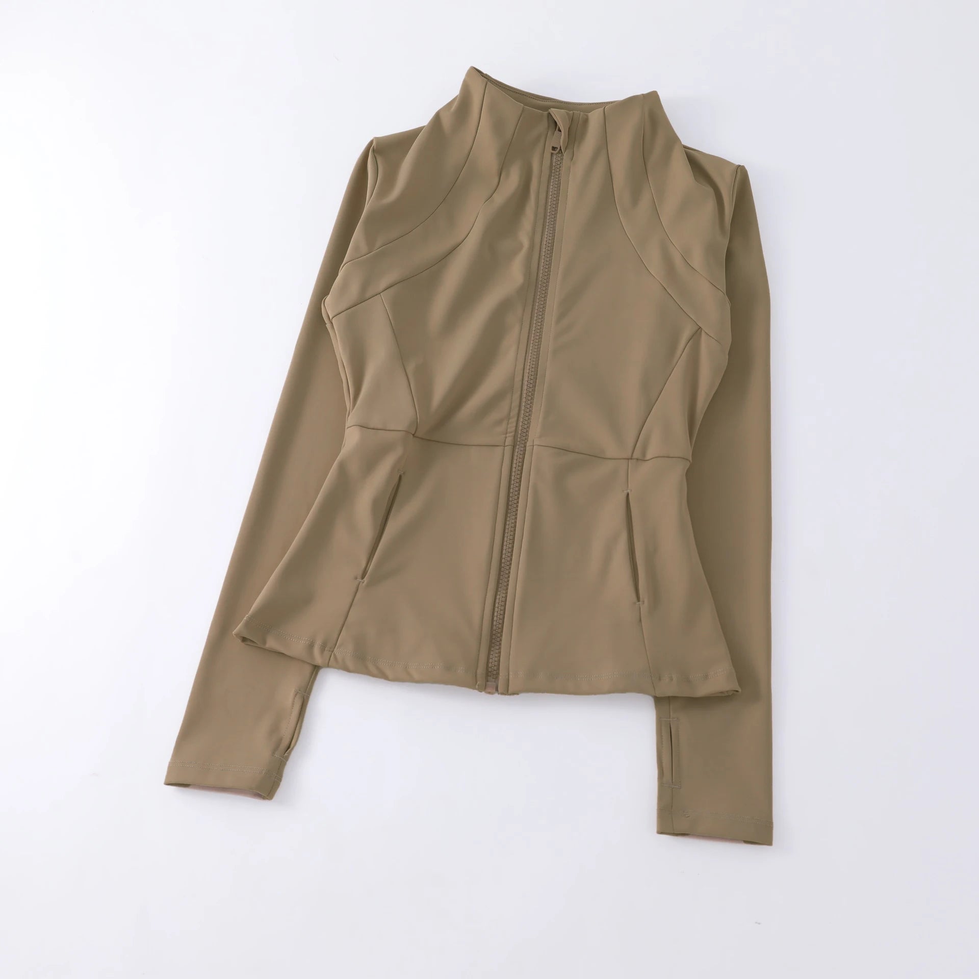 Women Running Windbreaker Long Sleeve Workout Jacket Activewear