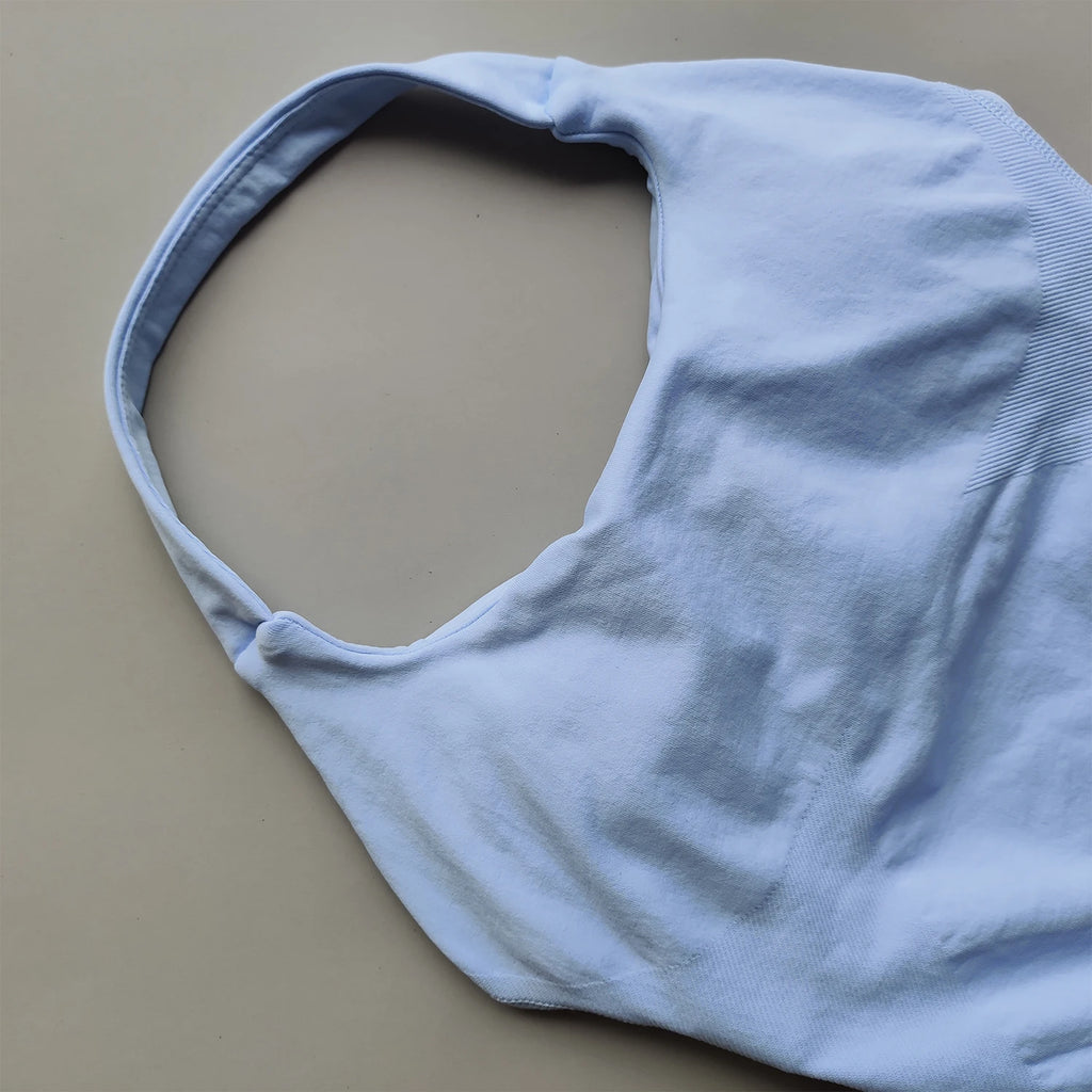 ARFTE Halter Sports Bra Women Backless Push Up Gym Tank Top