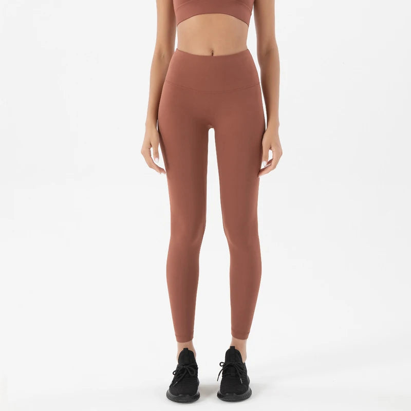 ZARAÉ Nylon Yoga Pants Women High Waist Breathable Gym Leggings