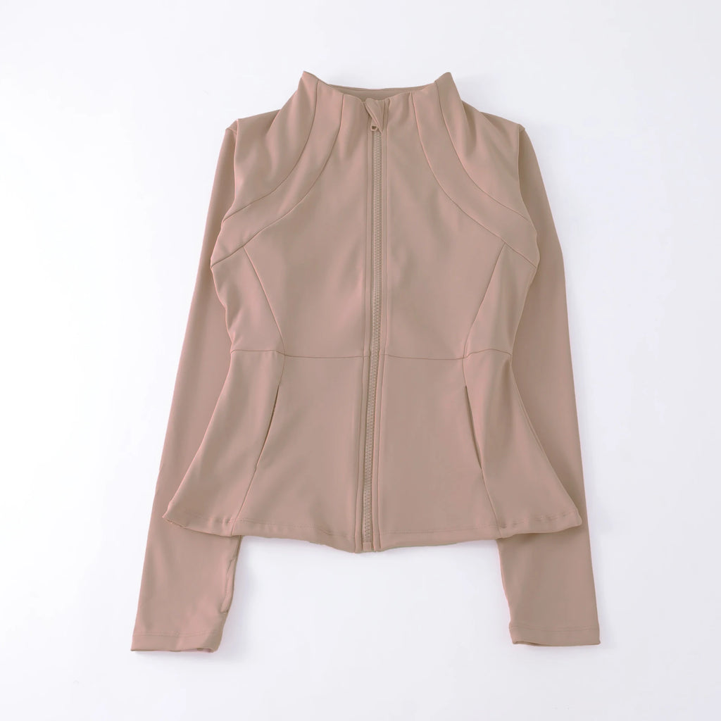 Women Running Windbreaker Long Sleeve Workout Jacket Activewear