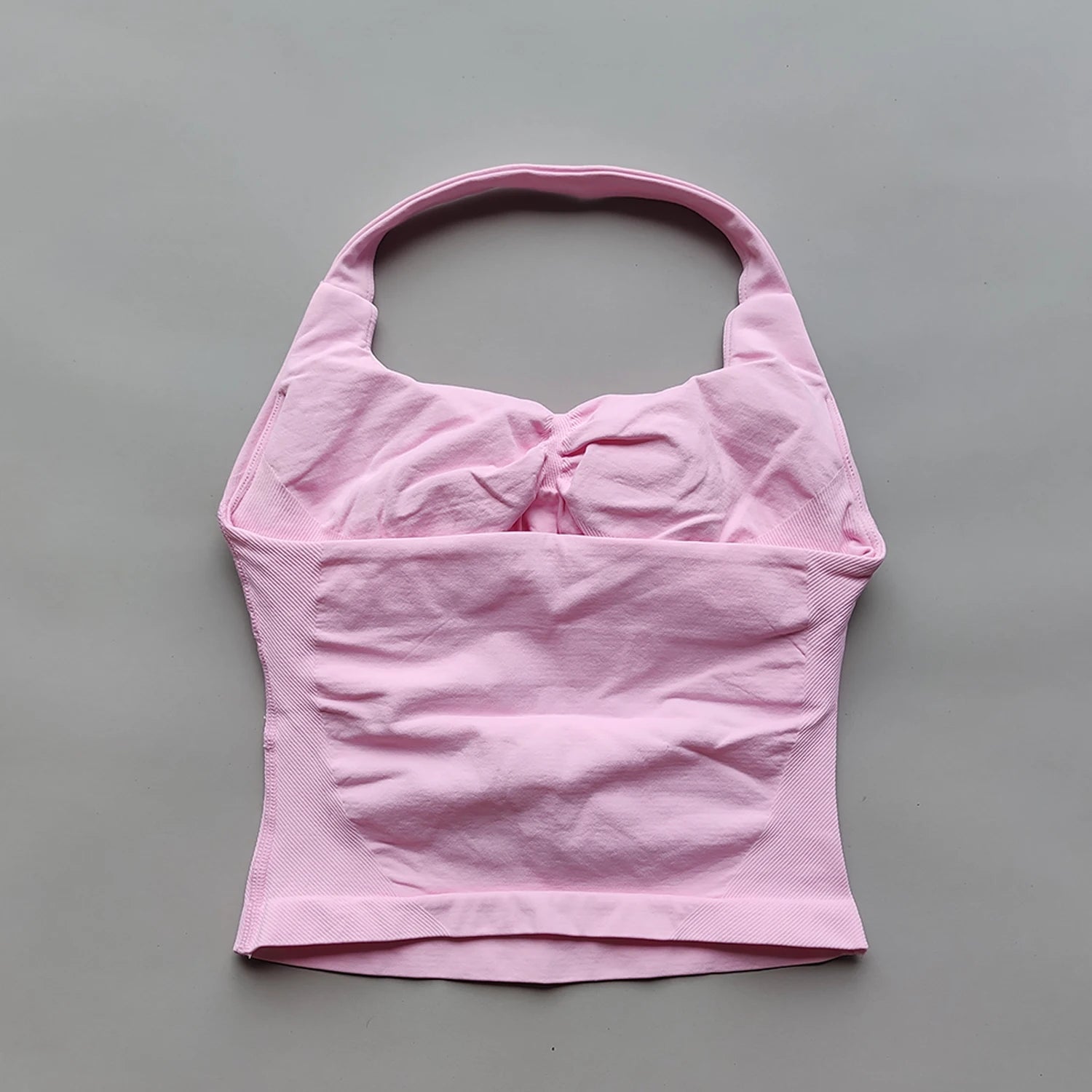 ARFTE Halter Sports Bra Women Backless Push Up Gym Tank Top