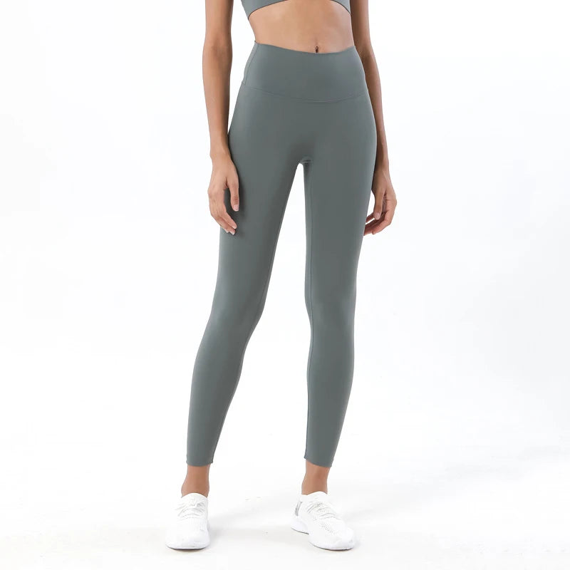 ZARAÉ Nylon Yoga Pants Women High Waist Breathable Gym Leggings